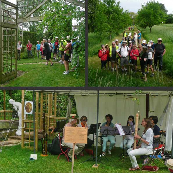 Visite des randonneurs