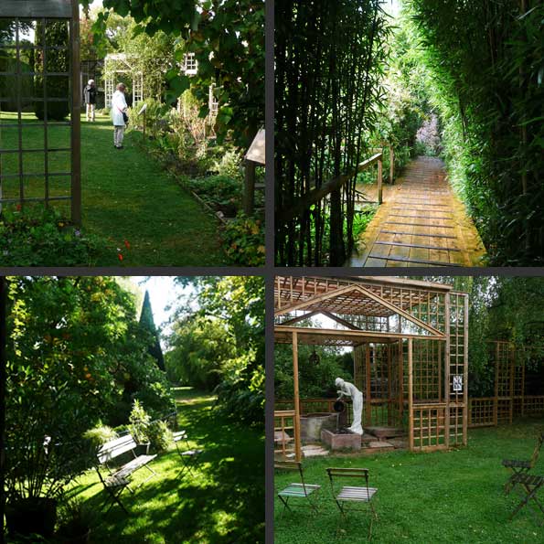 Jardin sans visiteurs